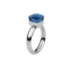 Accessoires Ohrangerie | Ring, Dunkelblau, Silber