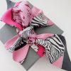 Armb Nder Ohrangerie | Seidentuch, Rosa/Pink/Schwarz