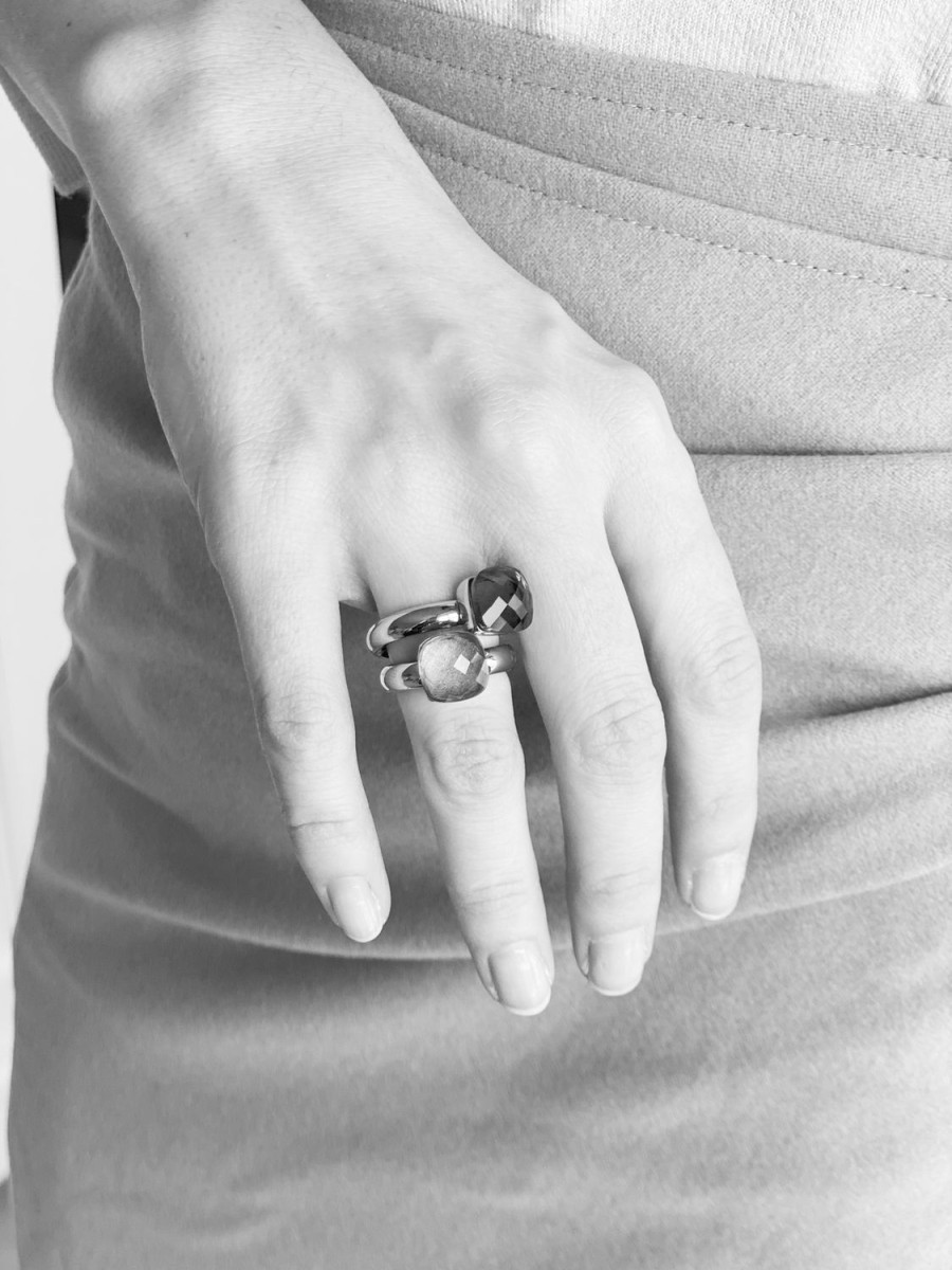 Accessoires Ohrangerie | Ring, Aperol Silber