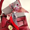 Accessoires Ohrangerie | Seidentuch, Rosa/Rot/Mint